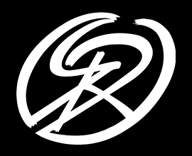 Logo LKS Breaking DOTSPORT w negatywie